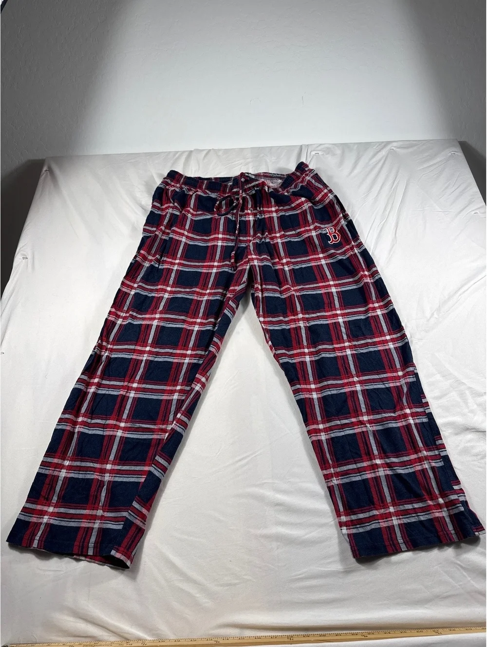 Concepts Sport Boston Red Sox Plaid Sleepwear Lounge Pants XL